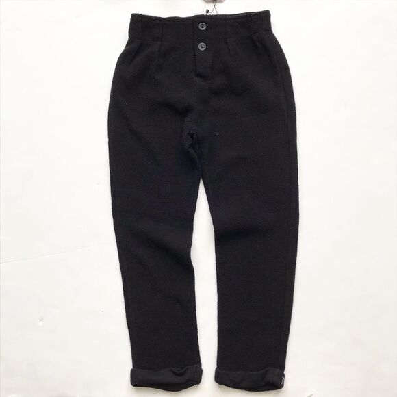 Zara NWT textured high waisted pants 11-12Y - Picture 1 of 5